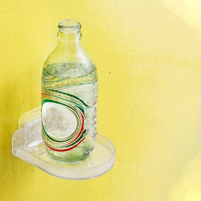 Adhesive Camera Wall Shelf for Compact Bedroom Device Storage