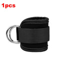 1/2/4Pcs Cable Ankle Straps Double D-Ring Adjustable Ankle Cuffs Gym Workouts Glutes Legs Strength Training Brace Support Sport