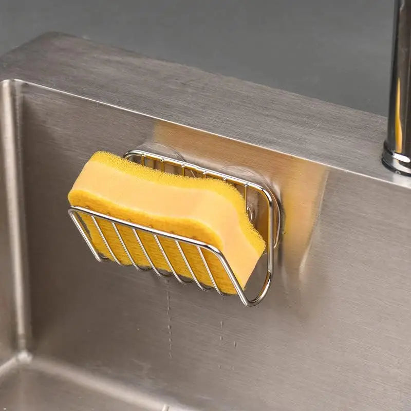Suction Cup Sponge Holder for Tidy Kitchen Sink Storage