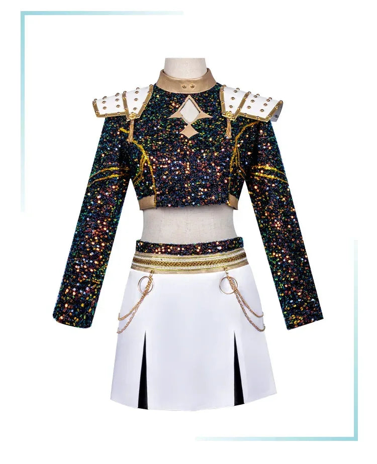 Black & Gold KPop Demon Hunter Cosplay Costume Set