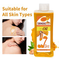Turmeric Body Oil 200ml – Fast-Absorbing Natural Moisturizing Oil for Face & Body, Deep Hydration for All Skin Types
