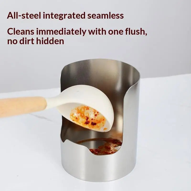 Stainless Steel Utensil Rest for Spoons, Ladles and Lids