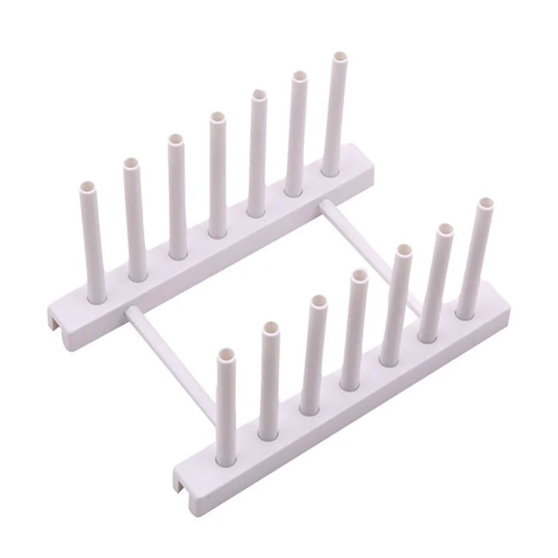 Sink Dish Drying Rack - Small Dish Rack Over Sinks Drying Tray, Dish Drainer for Kitchen Counter with Cutlery Holder WHITE