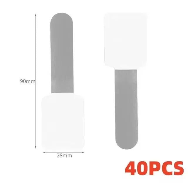 Self Adhesive Nylon Cable Straps for Under Desk Storage 40PCS Grey