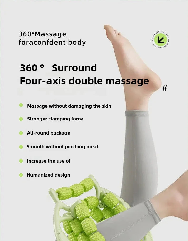 Newest 29/23 Wheel Annular Leg Clamp Massager Body Slimming Roller Massager Anti-cellulite Massage for Body Massager Relax