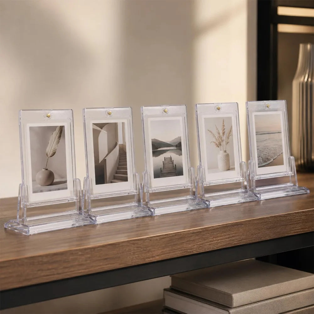 Magnetic Card Holder with Clear Stand for Trading Card Displays