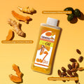 Turmeric Body Oil 200ml – Fast-Absorbing Natural Moisturizing Oil for Face & Body, Deep Hydration for All Skin Types