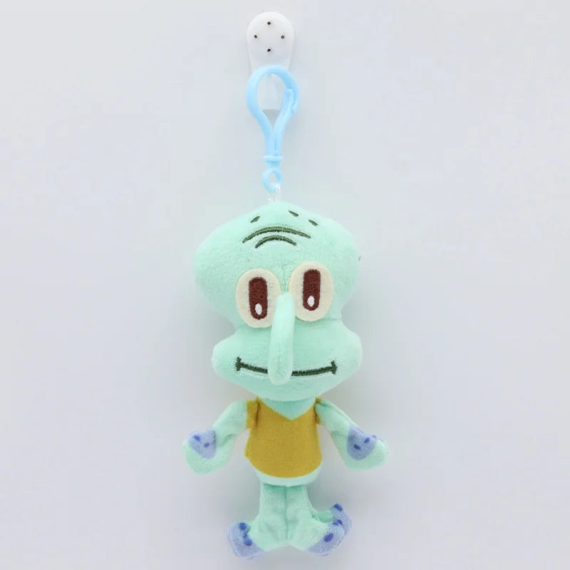 8inch/4inch SpongeBob Patrick Star Gary Squidward Tentacles Plush Dolls Small Pendant Bag Hangings Christmas Birthday Gi 7-14cm