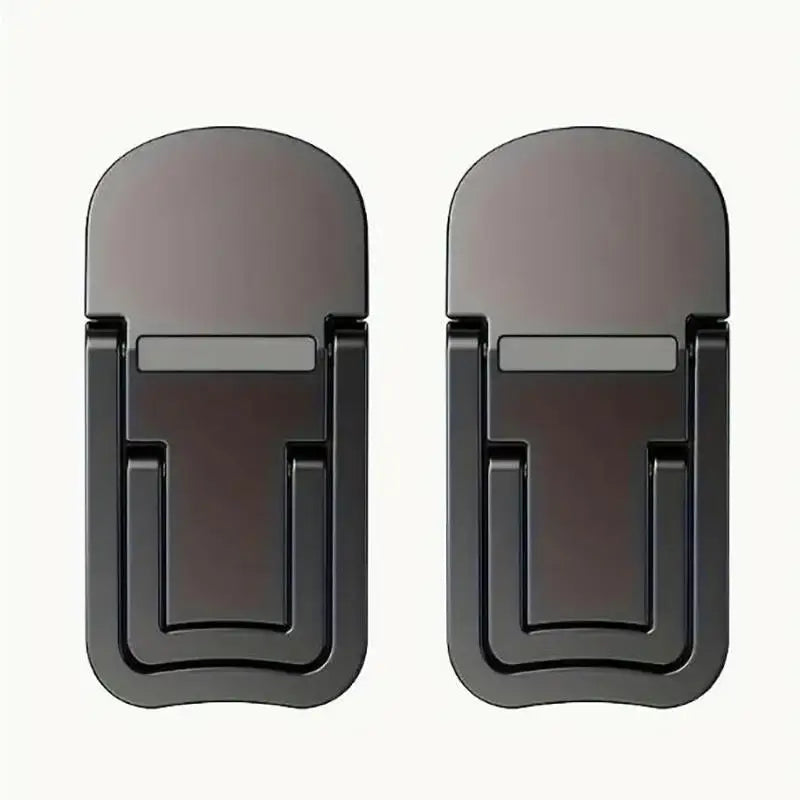 Self Adhesive Folding Laptop Feet for Adjustable Desk Use black