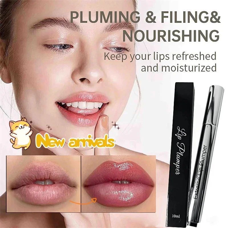 Glow Tulip Lip Plumper Spicule Plumping Lip Shot Extreme Lip Plumper Gloss Extreme Volume Serum Oil Sexy Beauty Makeup Korean