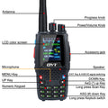 Air Band Transmitter Walkie Talkie Tx118.000-136.999MHz,Rx108.0000-136.999MHz 6W 200Ch W/NOAA Channels VOX QYT KT-A16 Radio