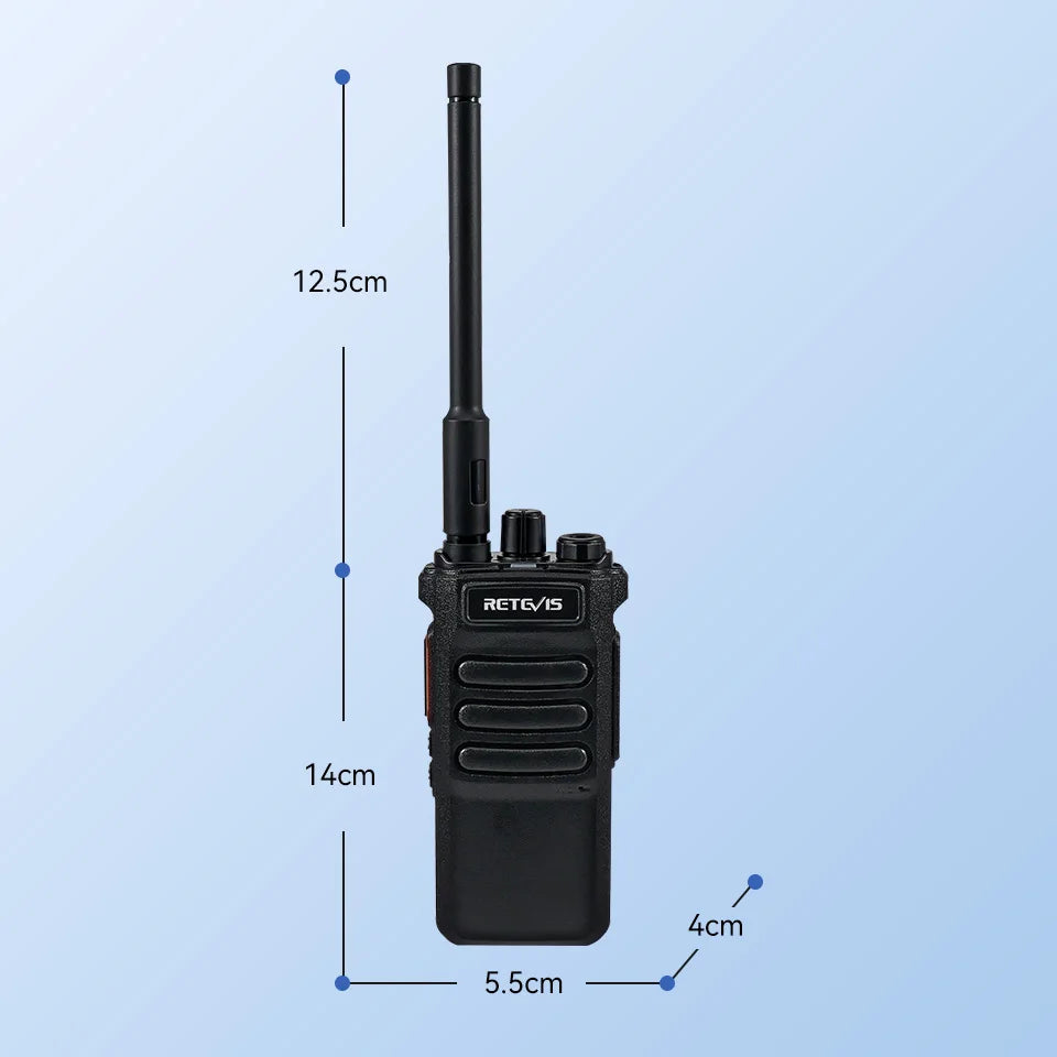 Retevis RT86 10W Walkie Talkie Professional Two Way Radio Long Range Walkie Talkie UHF Communication radio for Outdoor Business
