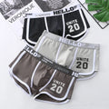 1/3/4 PCS Men's Underwear Boxer Shorts Sexy Panties Cotton Boxers Sports Comfort Man Underpants Shorts Homme U Convex Lingerie 3PD3205-2