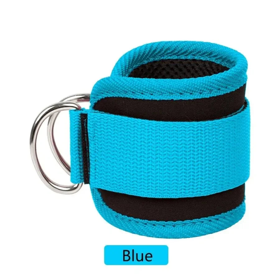 1/2Pcs Fitness Ankle Straps Adjustable D-Ring Support Cuffs Gym Leg Strength Workouts Pulley With Sports Guard Safety Abductors