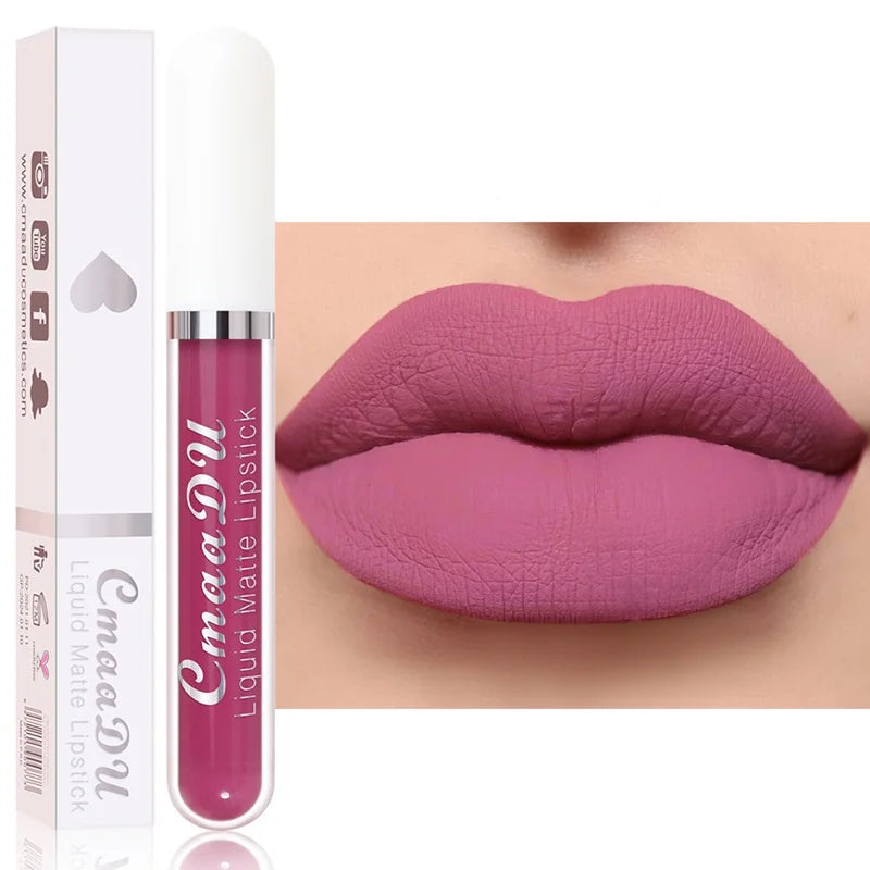 Long-Lasting Velvet Matte Liquid Lipstick for Women