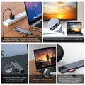 USB 8 In 1 Type C 3 1 To 4k HdTV Hub Adapter With Sd Tf Rj45 Card Reader Pd Fast Charge For Macbook Notebook Computer