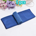 1-10pcs Cooling Towel Instant Relief Microfiber Cool Towels Chilling Neck Wrap Ice Cold Rags Sports Fitness Camping Hiking 1pcs-2