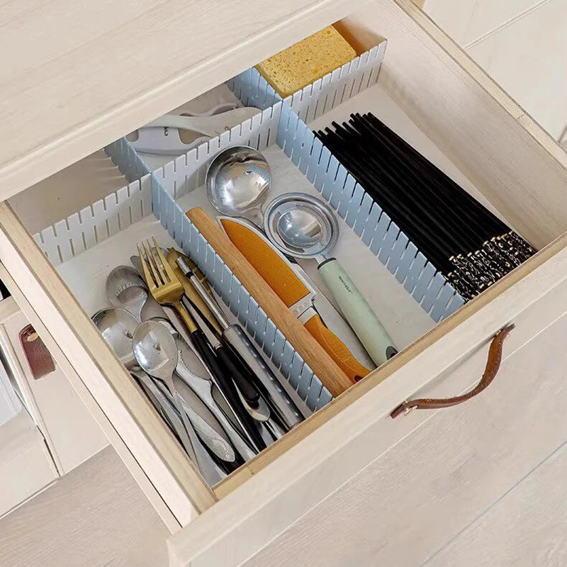 Drawer Dividers for Kitchen Cutlery Storage, Four Pieces