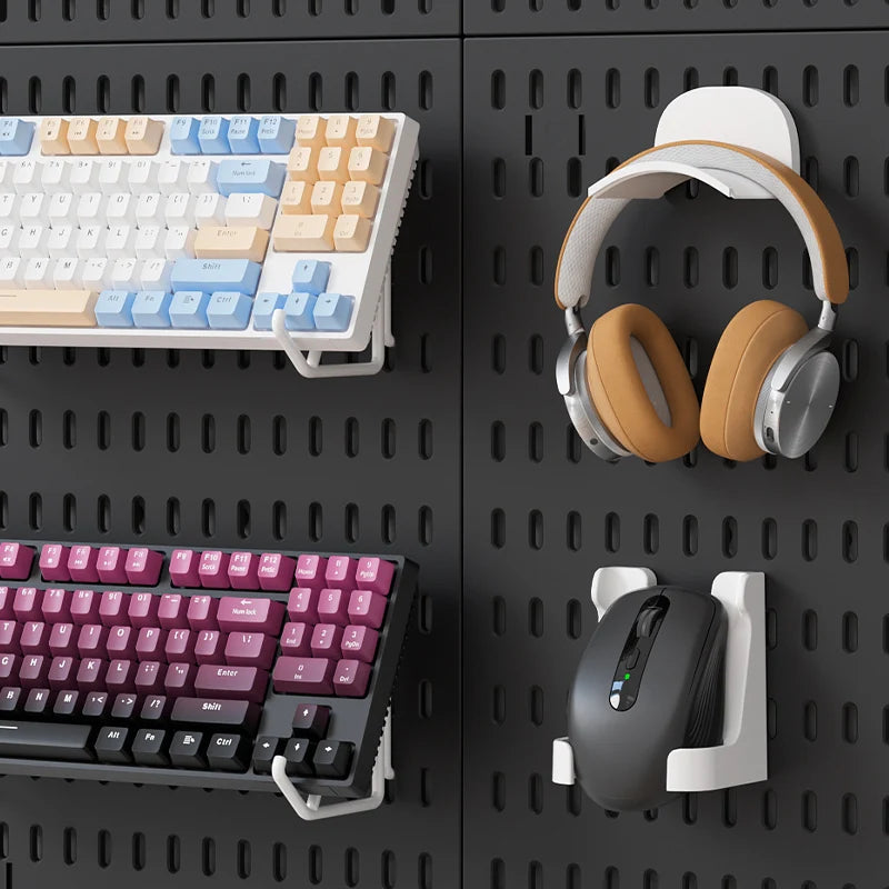 Modular Desk Pegboard Wall Storage for Office Accessories