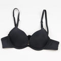 1/2 PCs Small Young Lady Bust Sexy Deep V Cup Bra For Women Push Up Lingerie Seamless Bralette Deep U Plunge Intimates Brassiere Black 2pcs One Size