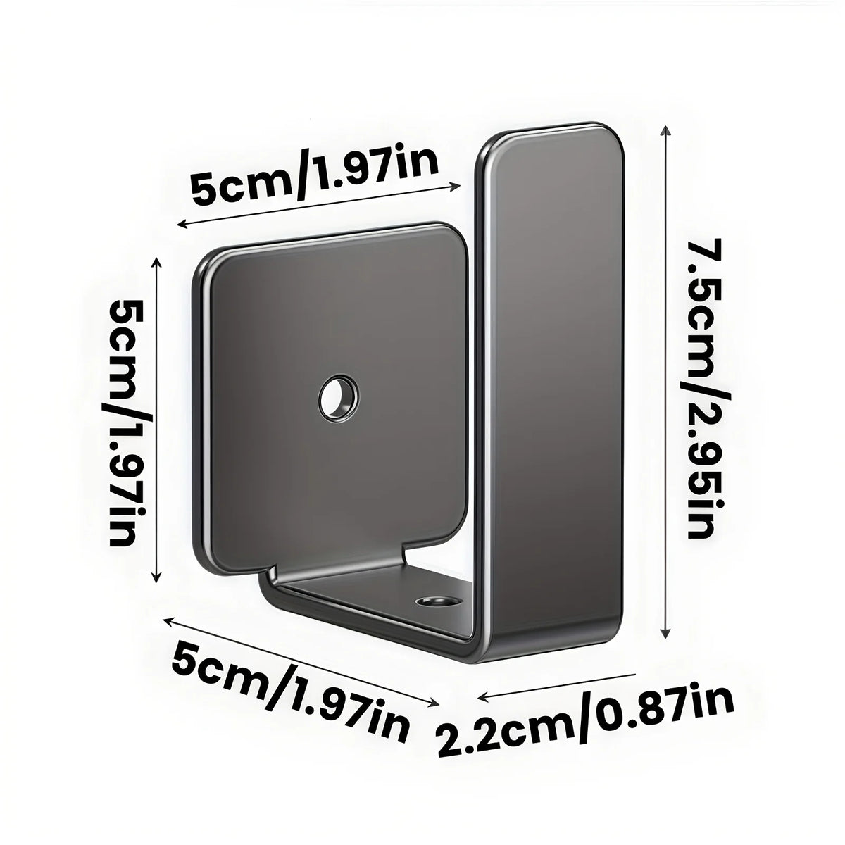 Stainless Steel Wall Router Brackets for Bedroom Storage