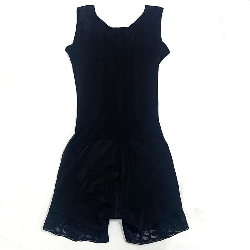 Body Shaper Women Colombian Fajas Shapewear Bodysuit 9-bone High Compression Girdles Double Tummy Control Full Body Open Crotch