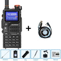 Baofeng UV K5 Plus 10W Tri Band Long Range Ham Radio Add Cable