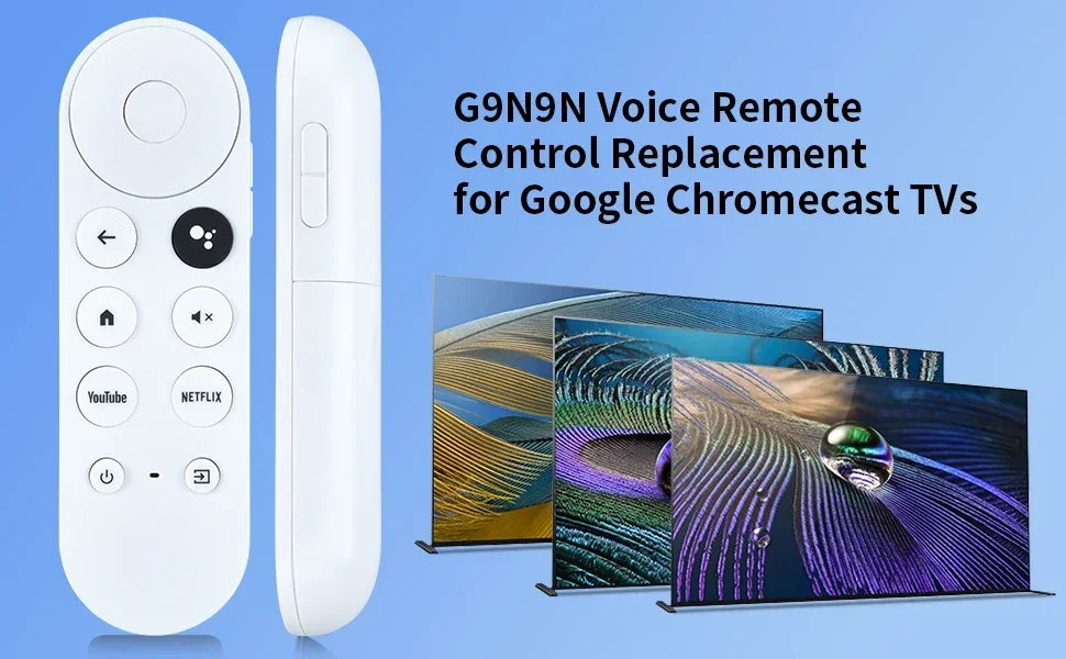 2025 Remote ONLY G9N9N Replacement Voice Remote Control for Google Chromecast 4k Snow Streaming Media Player