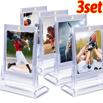 Magnetic Card Holder with Clear Stand for Trading Card Displays