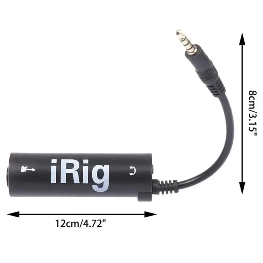 Hot Guitar Interface I-Rig Converter Replacement Guitar for Phone Guitar Audio Interface Guitar Tuner Guitar Line Irig Converter