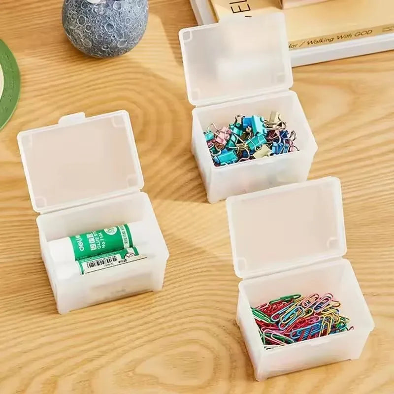 Stackable Plastic Game Card Storage Box for Desk Display