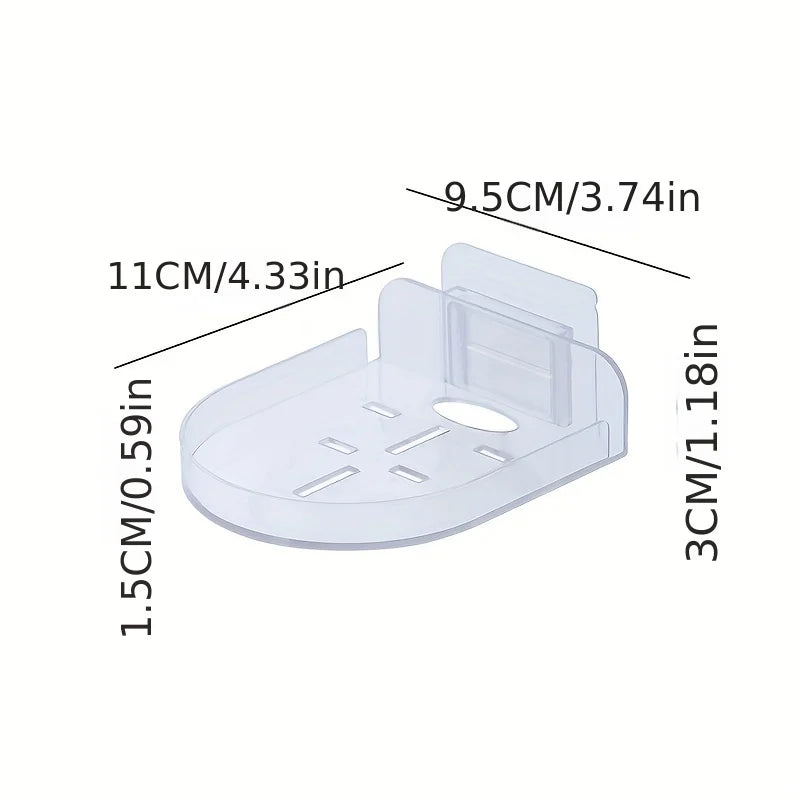 Adhesive Camera Wall Shelf for Compact Bedroom Device Storage