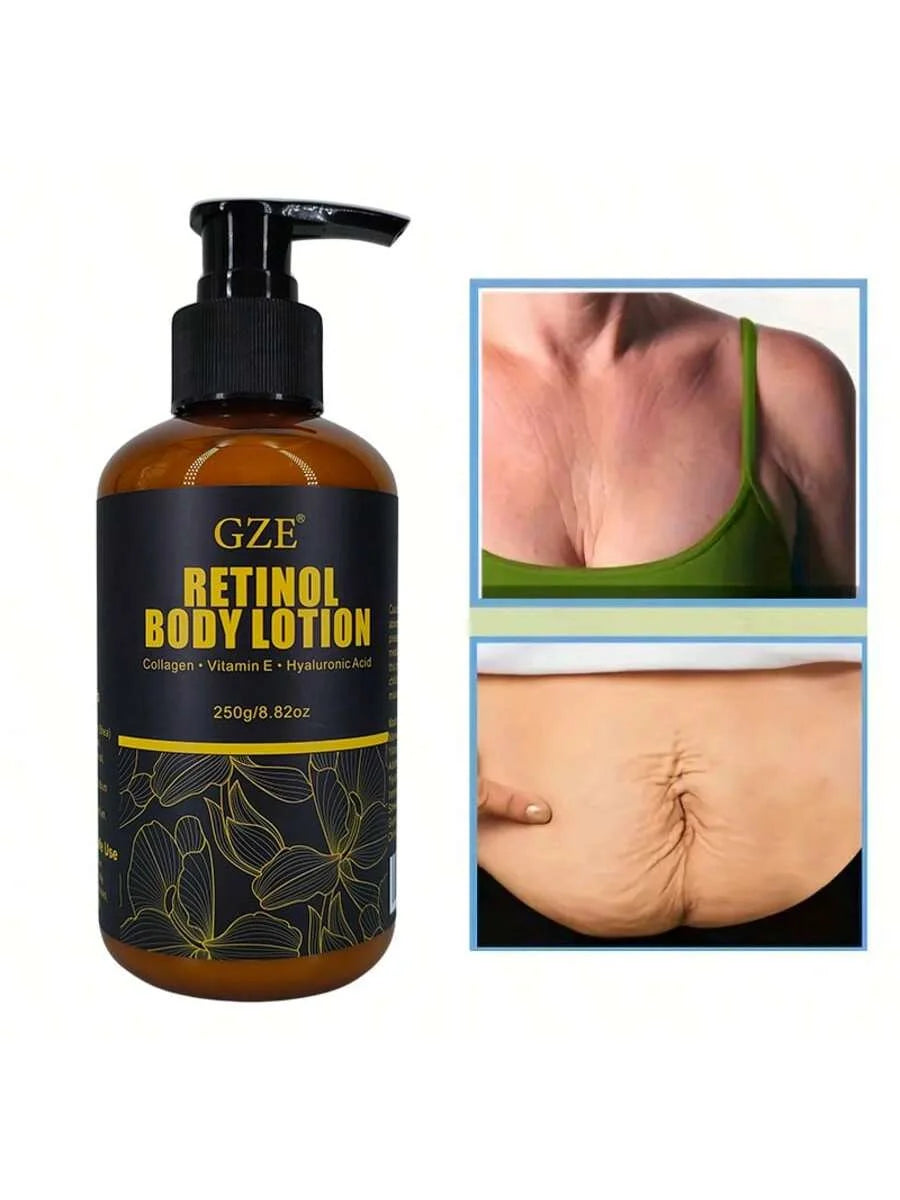 Retinol Body Lotion for Firming & Deep Hydration – Collagen, Vitamin E & Hyaluronic Acid Skin Smoothing Cream (250g)