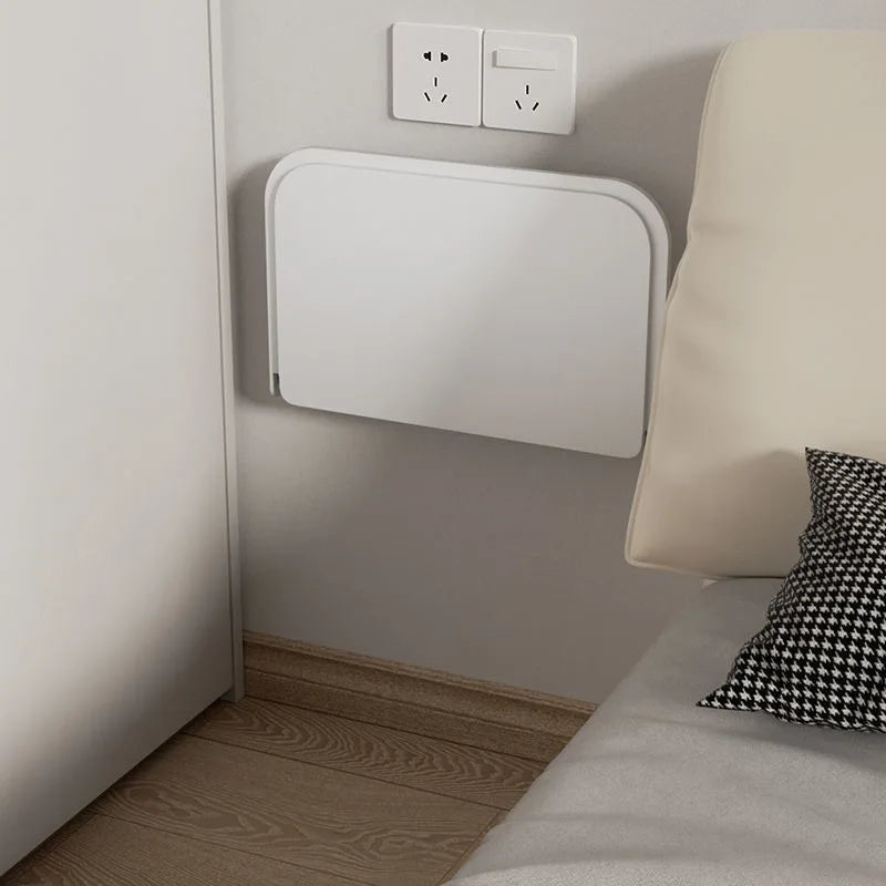 Foldable Wall Mounted Shelf for Bedside Phone and Glasses