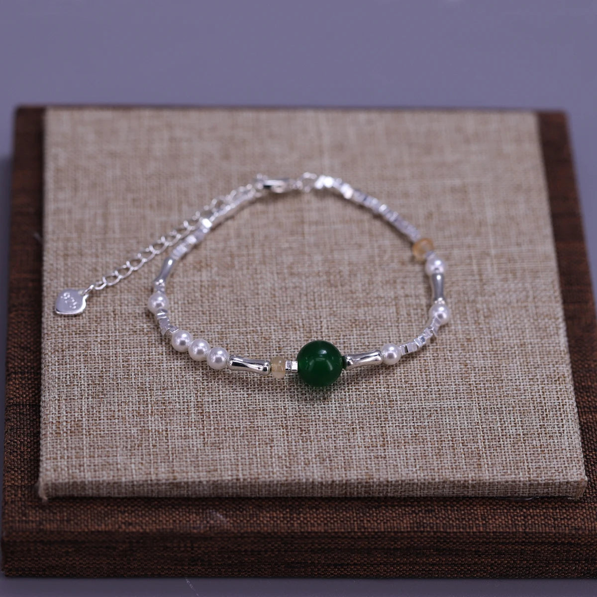 VENTFILLE 925 Sterling Silver Double Love Heart Hollow Round Beads Bracelet Female Fashion Romantic Jewelry Classic Adjustable YC017