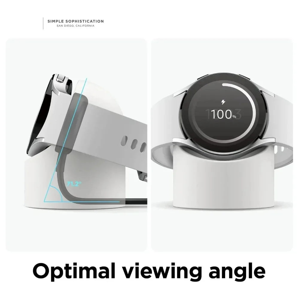 Compatible with Samsung Galaxy Watch 9 8 7 6 5 Charger Stand Holder Galaxy Watch 5 6 7 8 9 Pro Charger Silicone Stand