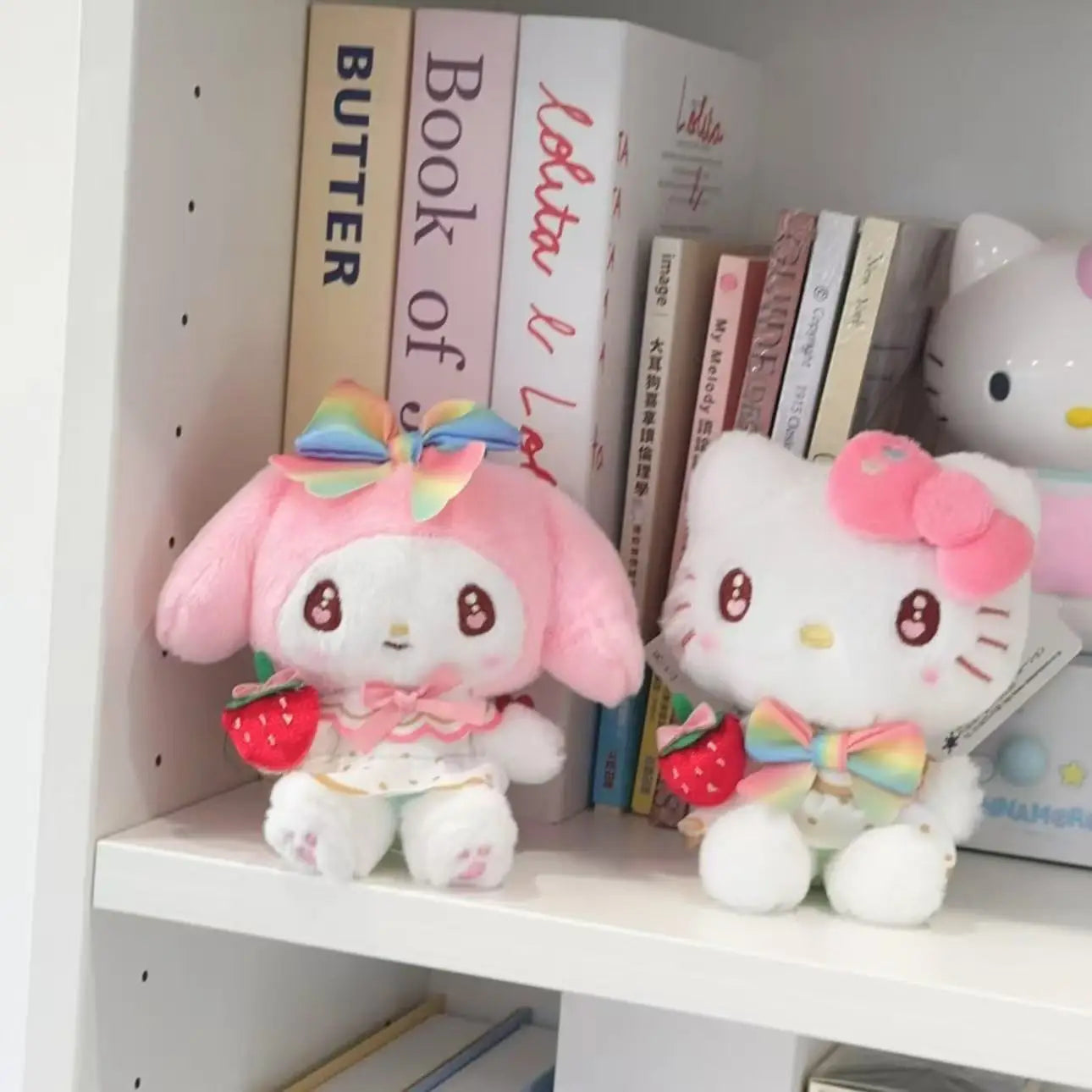 Cartoon Anime Plush Dolls Stuffed Animals Bag Hangings Plush Keychains Christmas Birthday Graduation Gifts For Kids