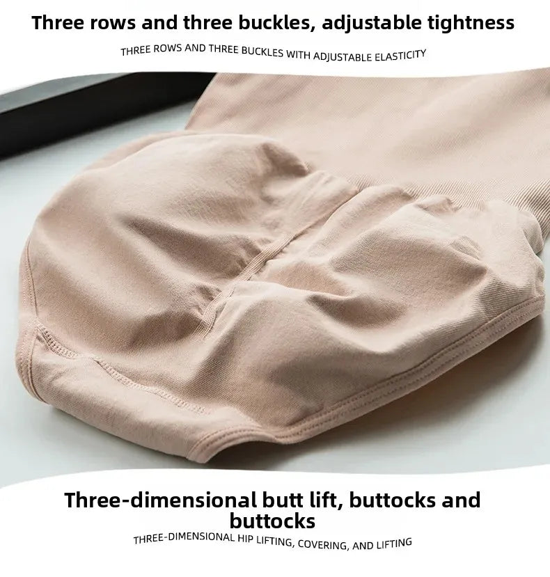 Women's One-Piece Shapewear Thin Summer Suitable Abdomen Inward Drawstring Halter Neck Design Body Sculpting Underwear