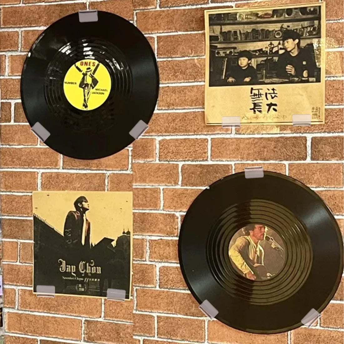 Self Adhesive Acrylic Vinyl Record Holder for Wall Display