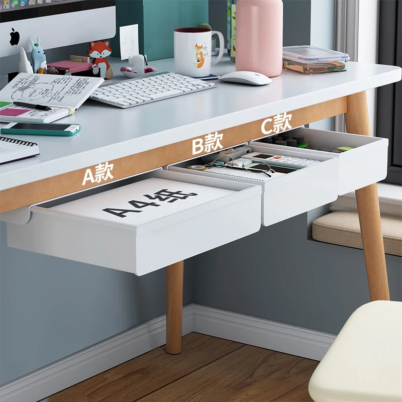 Self Adhesive Plastic Under Desk Drawer for Stationery Storage