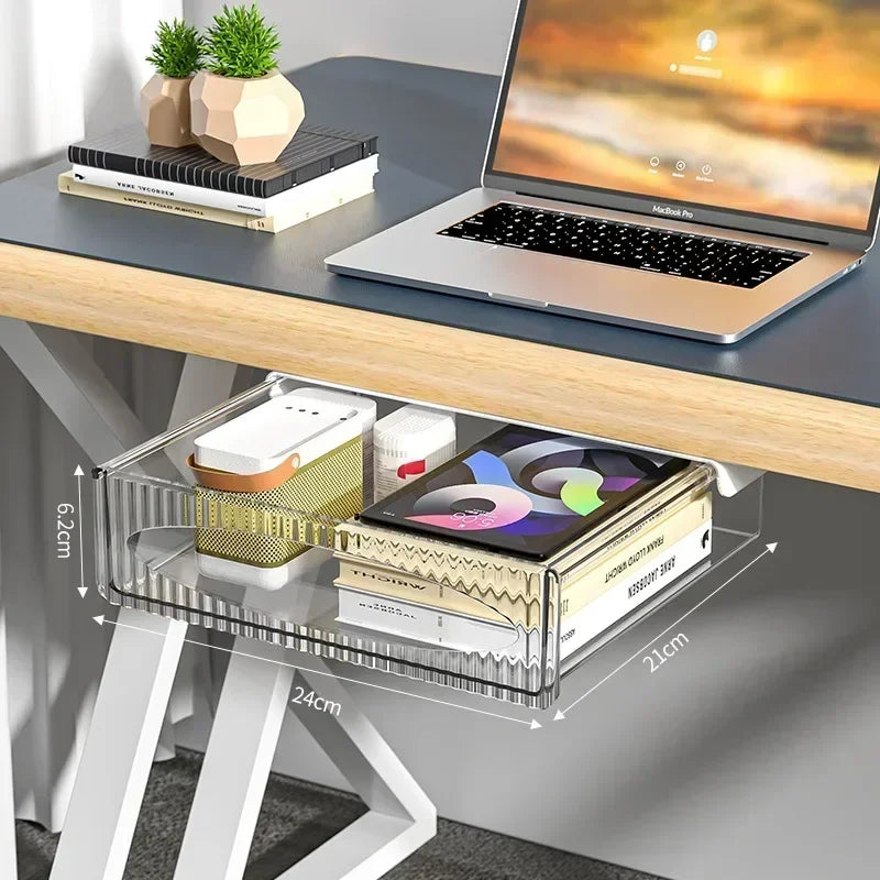 Plastic Under Desk Pull Out Drawer for Office Stationery