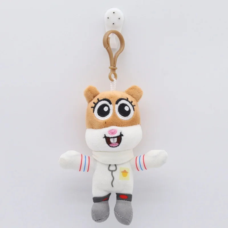 8inch/4inch SpongeBob Patrick Star Gary Squidward Tentacles Plush Dolls Small Pendant Bag Hangings Christmas Birthday Gi 9-13cm