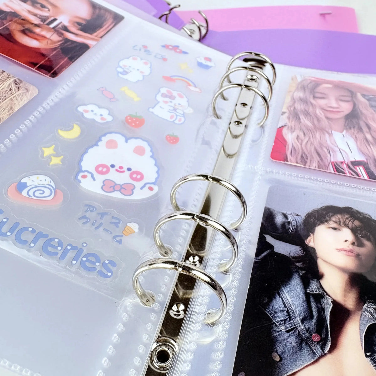 Photocard Binder Covers and Loose Leaf Pages