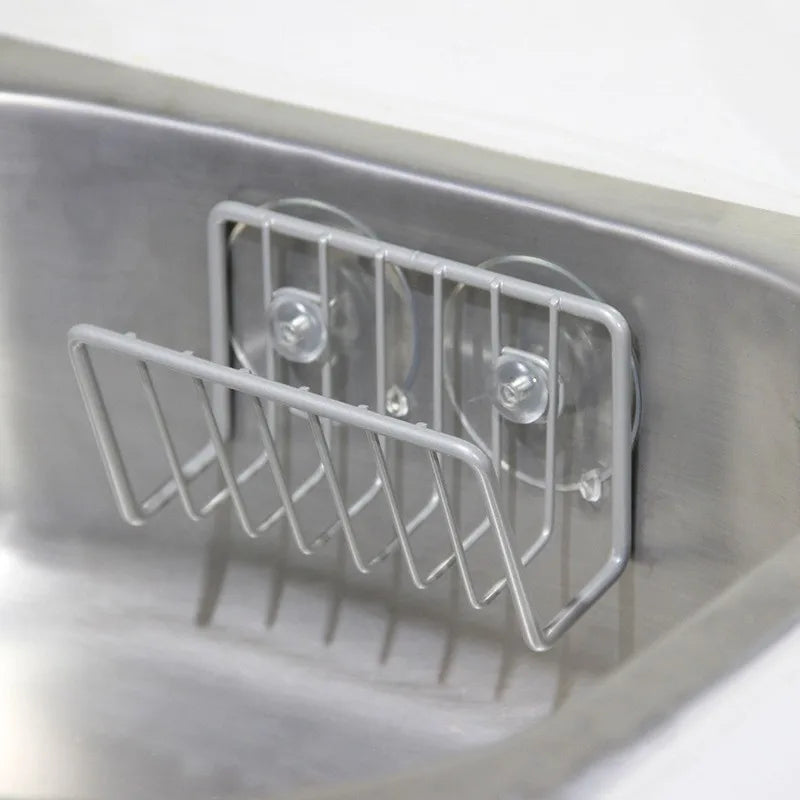 Suction Cup Sponge Holder for Tidy Kitchen Sink Storage