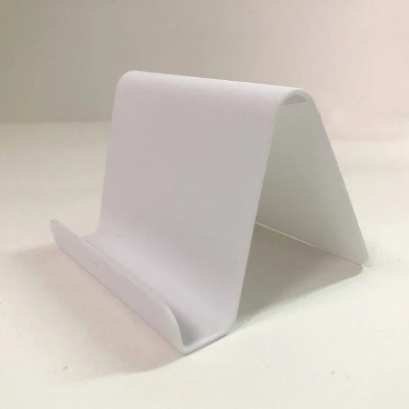 Plastic Desk Phone Stand for Hands Free Home Office Use White