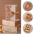 5pcs Book Shape Gift Box ith Ribbon Paperboard Candy Chocolate Present Packaging Box for Wedding Birthday Mother's Day
