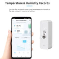 Tuya Smart Wireless Temperature Humidity Sensor Mini Bluetooth-Compatible APP Remote Control Thermometer Hygrometer 2PACK