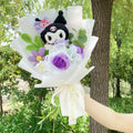 Sanrio Plush Bouquet Doll – Kuromi, My Melody, Cinnamoroll Handmade Gift Toy for Valentine, Birthday & Graduation 13-35cm