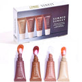 4 Pcs Summer Sunday Mini Lip Butter Balm Set Moisturizing Vanilla Beige Brown Sugar Makeup Fast Ship Gift Kit