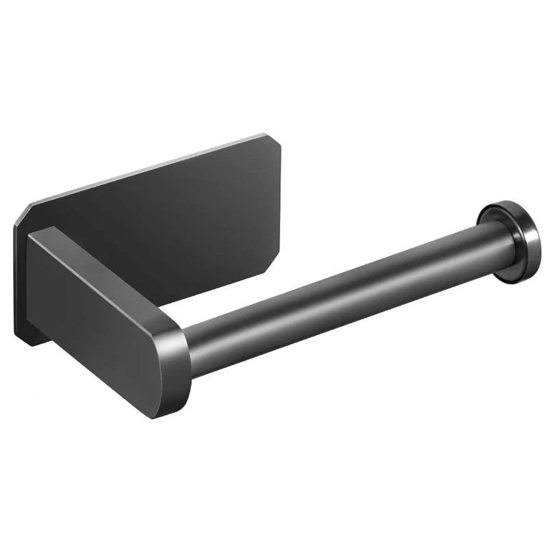Kitchen Paper Towel Holder Adhesive Tissue Hanger Toilet Roll Paper Dispenser Cabinet Storage Napkin Rack Bathroom Accessories Paper Holder 02